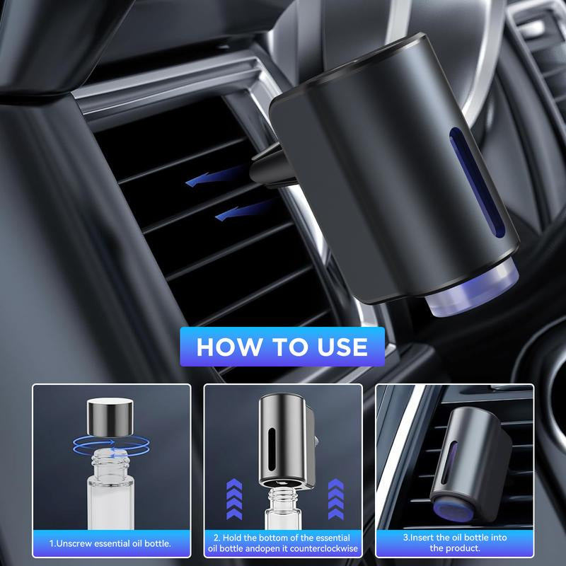 Ultimate Car Oil Diffuser with 3 Premium Essential Oils - Transform Your Drive with Aromatherapy!